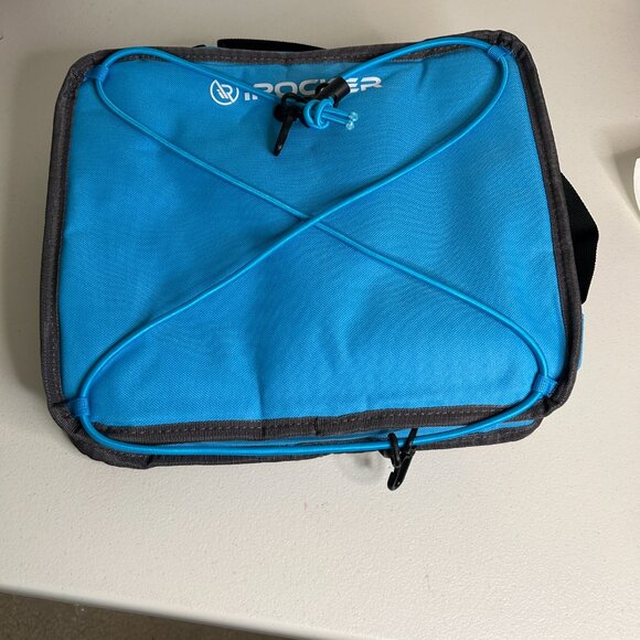 iRocker Swag Bag Insulated Cooler Tote Blue Zip Closure - Picture 2 of 9